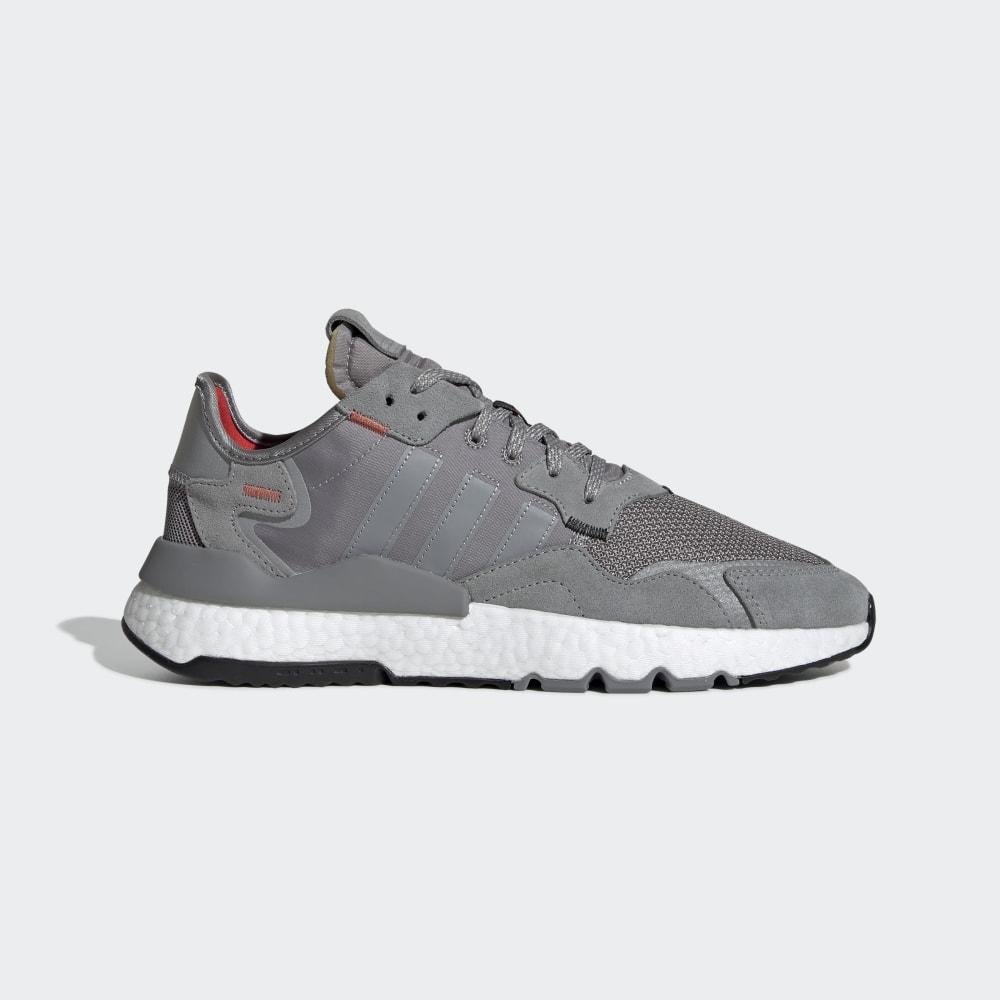 Originals Adidas Nite Jogger Barbati Romania - Gri/Albi EE5869